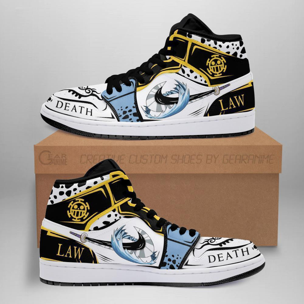 Trafalgar Law Sneakers Room Custom Anime One Piece Shoes - 2 - MyAnimeShoes