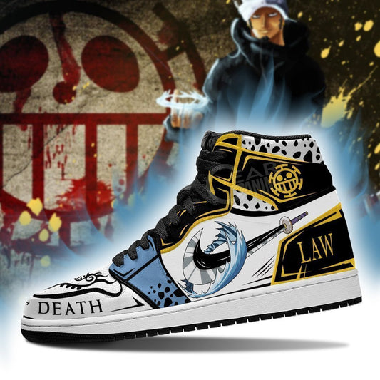 Trafalgar Law Sneakers Room Custom Anime One Piece Shoes - 3 - MyAnimeShoes