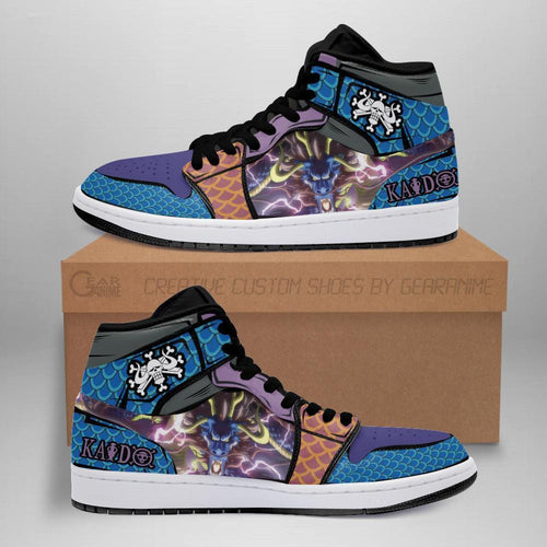 Kaido Sneakers Dragon Form Custom Anime One Piece Shoes - 1 - MyAnimeShoes