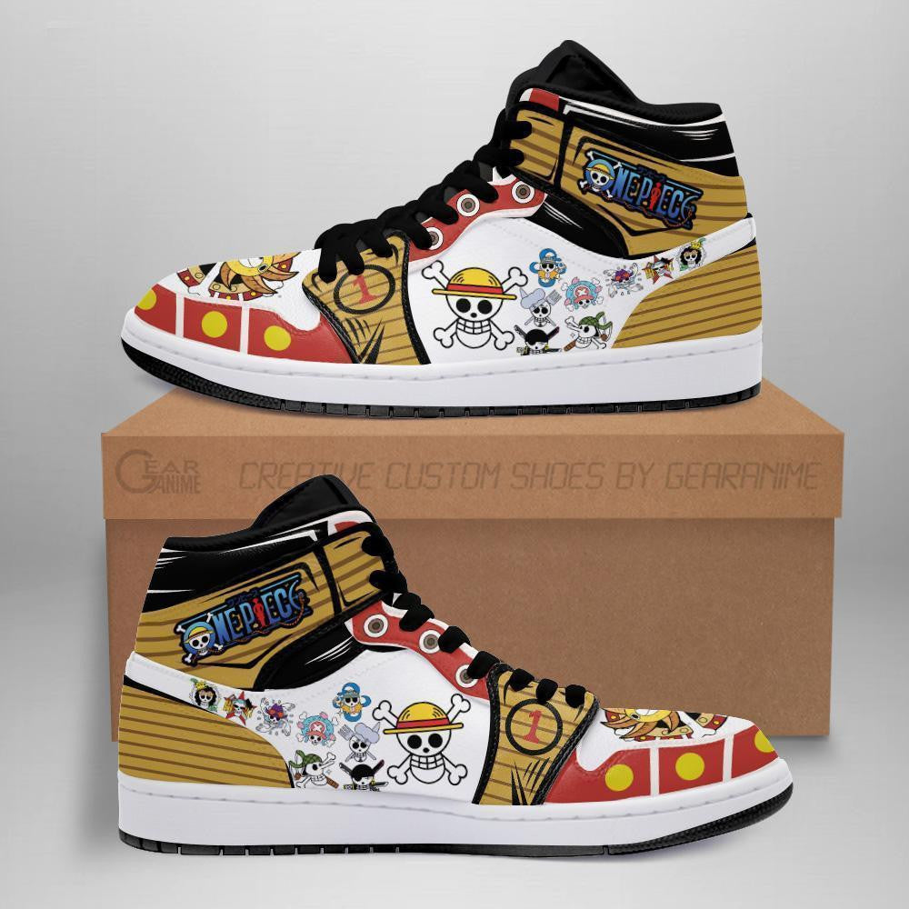 Straw Hat Pirates Jolly Roger Sneakers Custom Anime One Piece Shoes - 1 - MyAnimeShoes