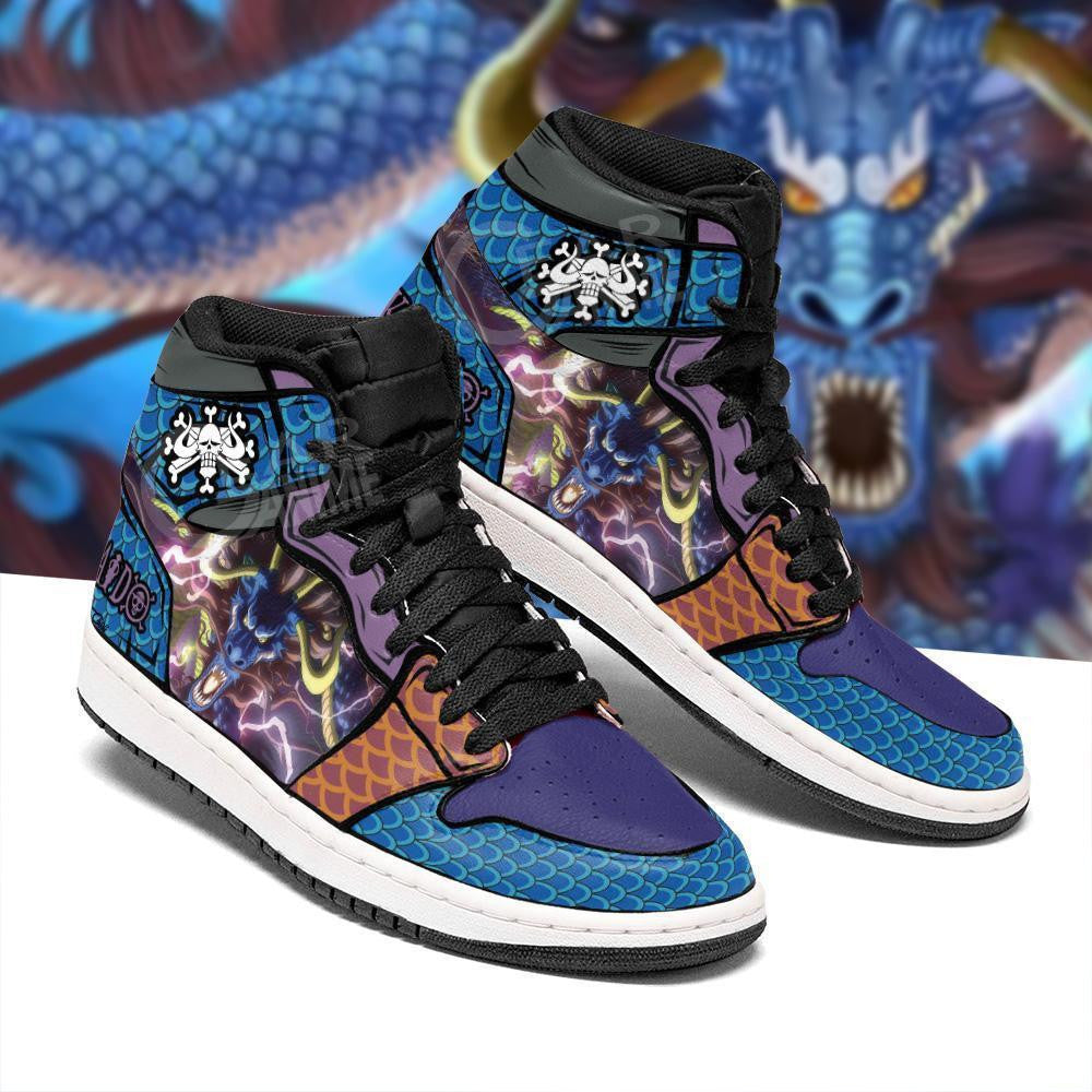 Kaido Sneakers Dragon Form Custom Anime One Piece Shoes - 2 - MyAnimeShoes