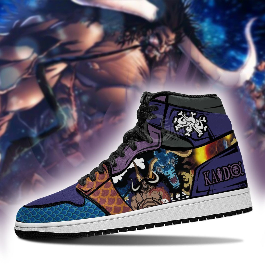 Yonko Dragon Kaido Sneakers Custom Anime One Piece Shoes - 3 - MyAnimeShoes