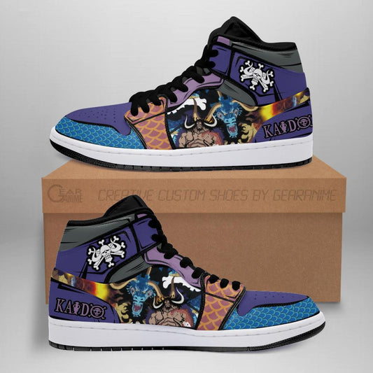 Yonko Dragon Kaido Sneakers Custom Anime One Piece Shoes - 1 - MyAnimeShoes