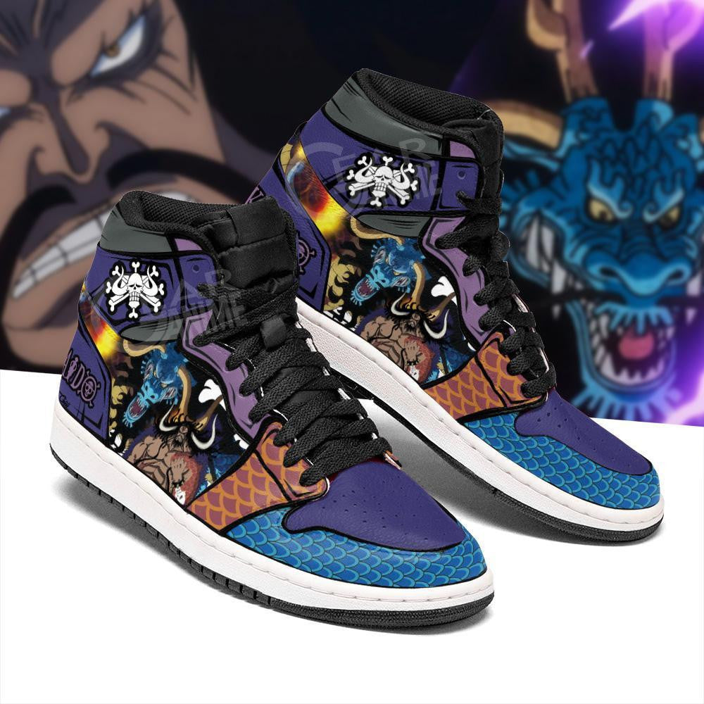 Yonko Dragon Kaido Sneakers Custom Anime One Piece Shoes - 2 - MyAnimeShoes