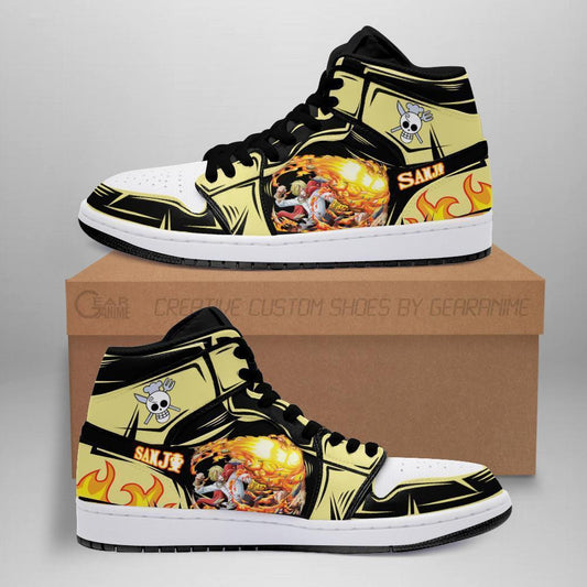 Sanji Diable Jambe Sneakers Custom Anime One Piece Shoes - 1 - MyAnimeShoes