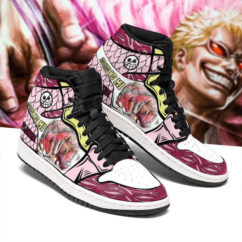 Donquixote Doflamingo Sneakers Custom Anime One Piece Shoes - 2 - MyAnimeShoes