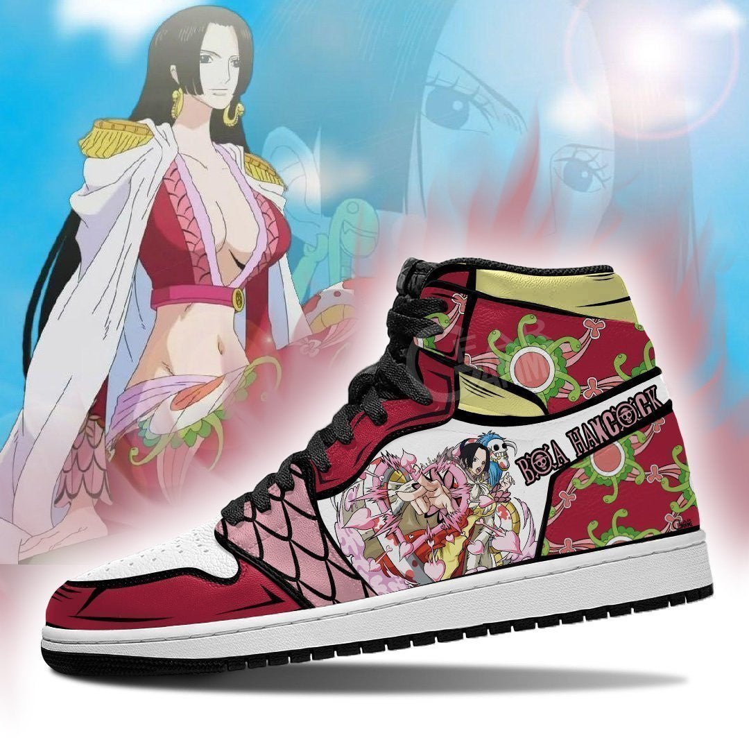 Boa Hancock Sneakers Custom Anime One Piece Shoes - 3 - MyAnimeShoes