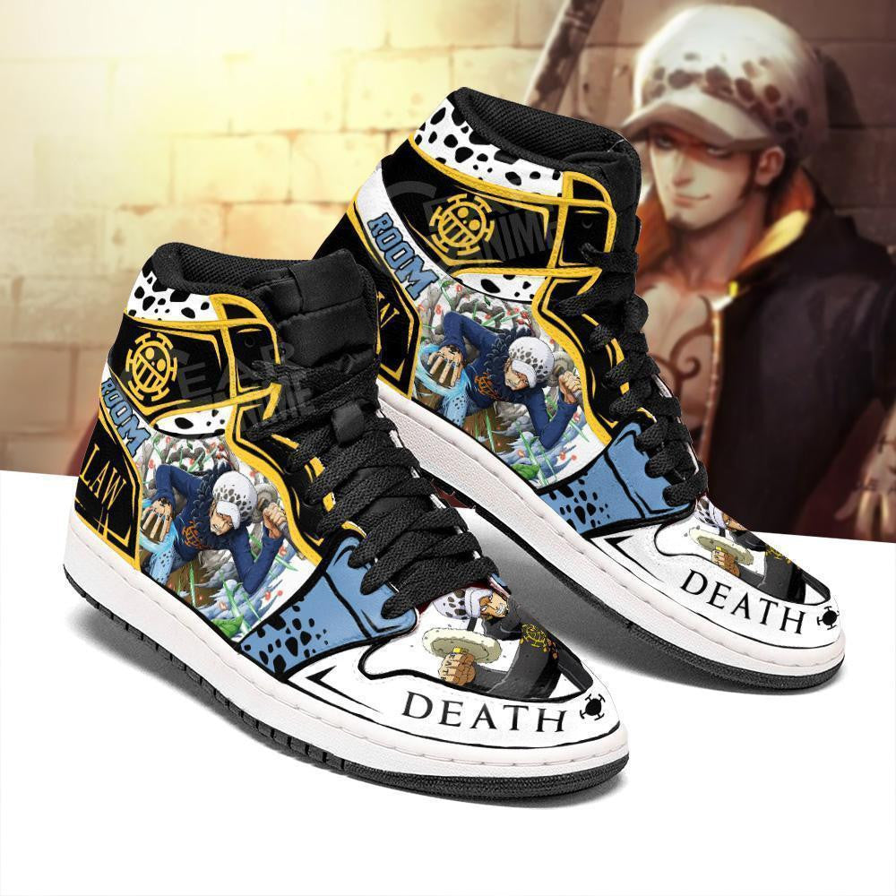 Trafalgar D. Water Law Sneakers Custom Anime One Piece Shoes - 2 - MyAnimeShoes