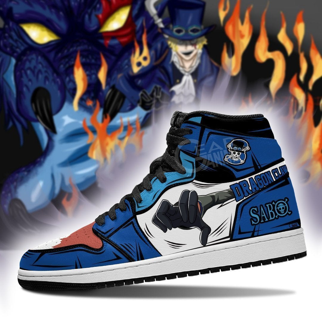 Dragon Claw Sabo Sneakers Custom Anime One Piece Shoes - 3 - MyAnimeShoes