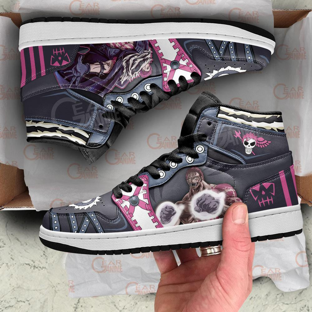 Charlotte Katakuri Fight Sneakers Custom Anime One Piece Shoes - 3 - MyAnimeShoes