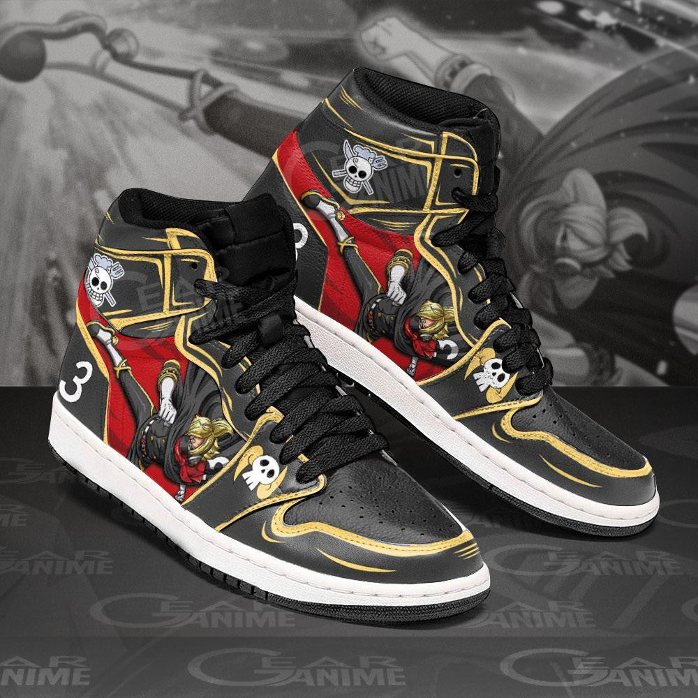 Vinsmoke Sanji Raid Suit Sneakers Custom Anime One Piece Shoes - 2 - MyAnimeShoes