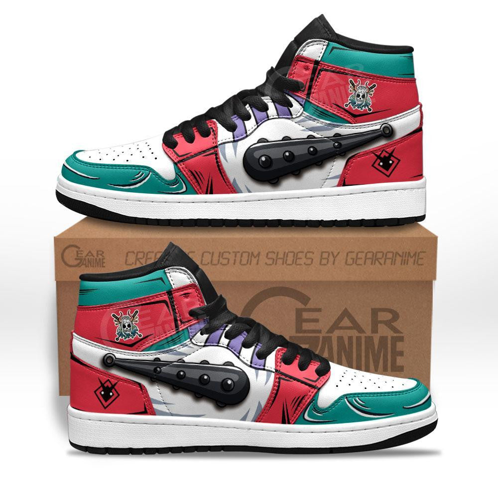 Yamato's kanabo Sneakers Custom Anime Wano Arc One Piece Shoes - 1 - MyAnimeShoes