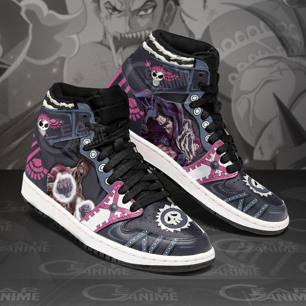 Charlotte Katakuri Fight Sneakers Custom Anime One Piece Shoes - 2 - MyAnimeShoes