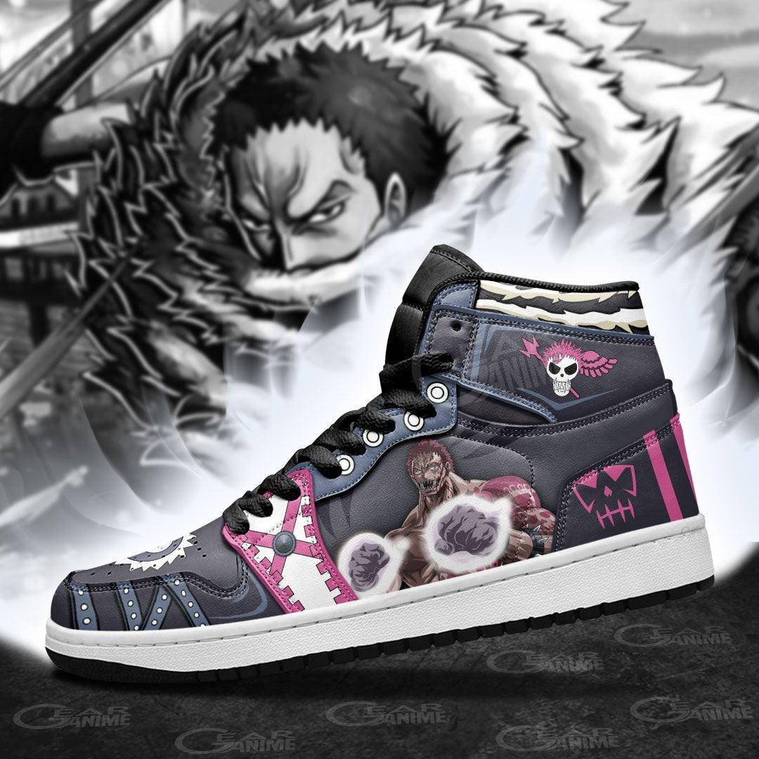Charlotte Katakuri Fight Sneakers Custom Anime One Piece Shoes - 4 - MyAnimeShoes