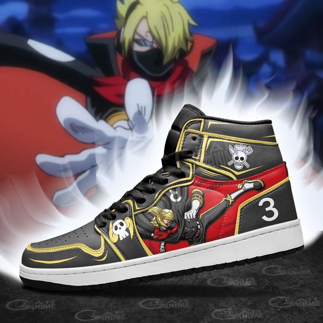 Vinsmoke Sanji Raid Suit Sneakers Custom Anime One Piece Shoes - 4 - MyAnimeShoes