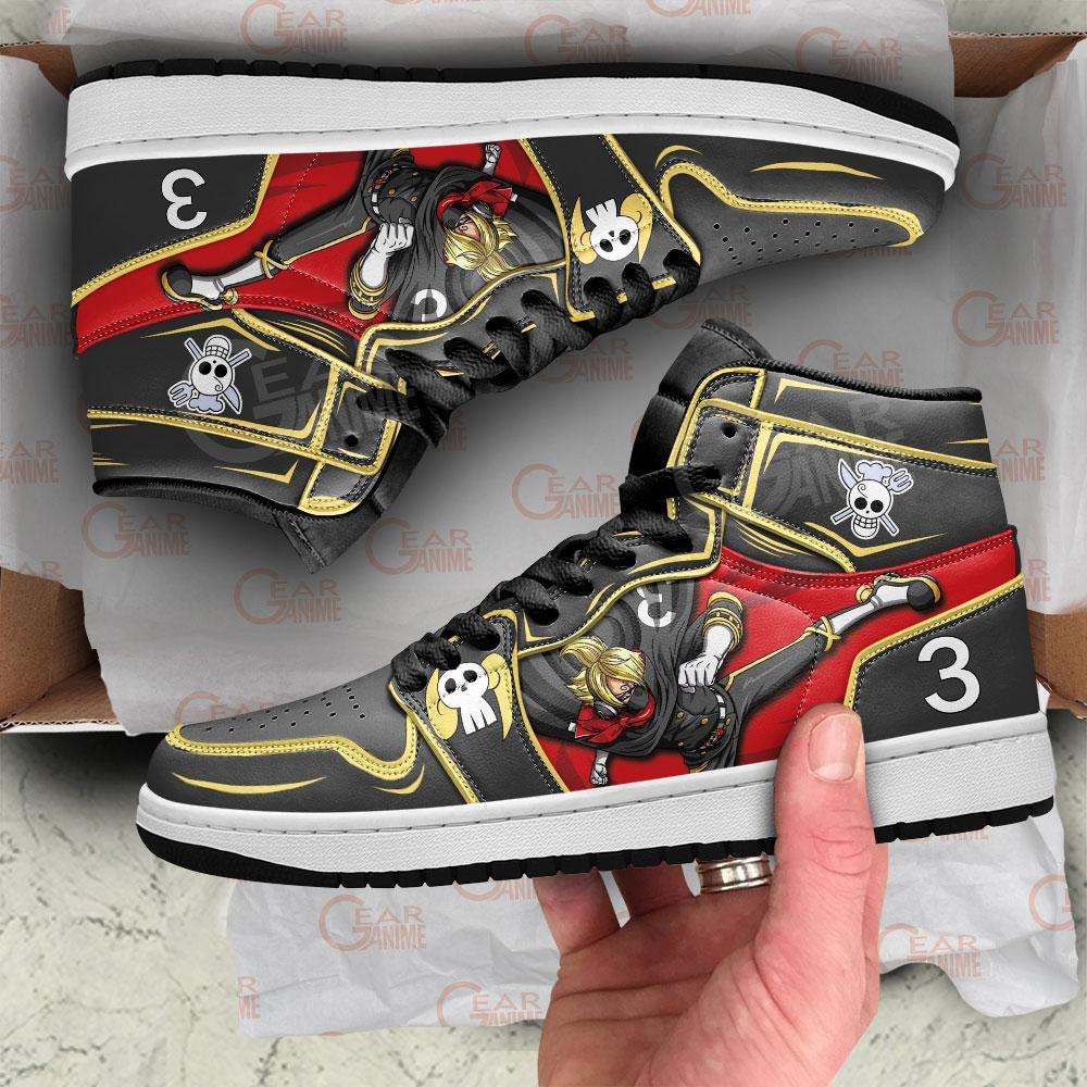 Vinsmoke Sanji Raid Suit Sneakers Custom Anime One Piece Shoes - 3 - MyAnimeShoes