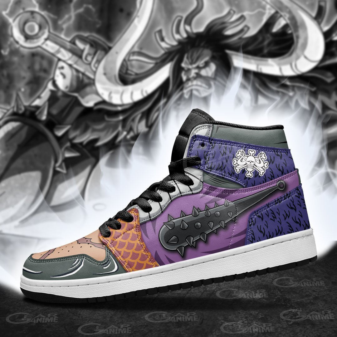 OP Kaido J1s Sneakers Custom Anime One Piece Shoes - 4 - MyAnimeShoes