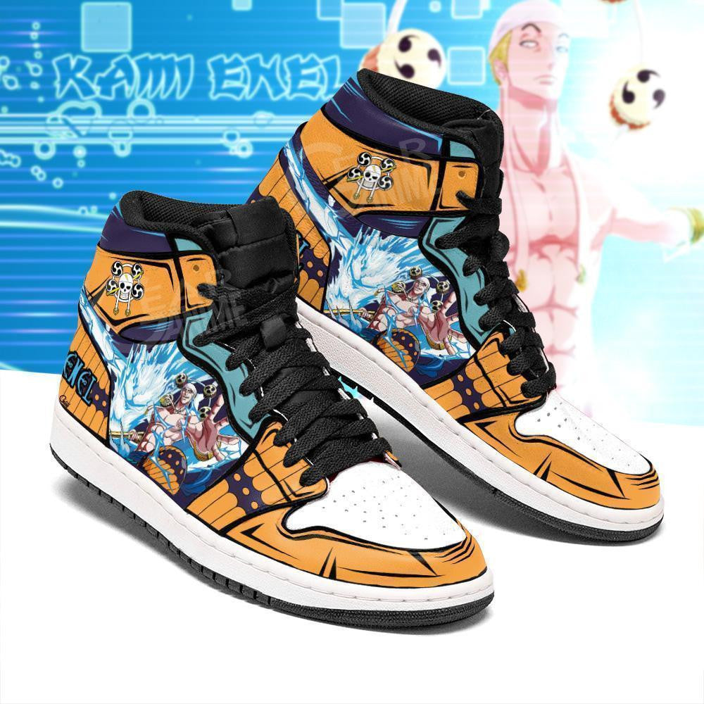 One Piece Enel Sneakers Goro Goro no Mi Custom Anime Shoes - 2 - MyAnimeShoes