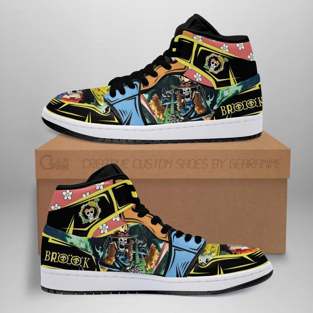 Brook Sneakers Custom Anime One Piece Shoes Gift Idea - 1 - MyAnimeShoes