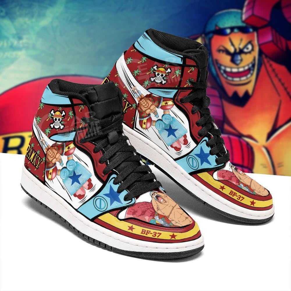 Super Franky Sneakers Custom Anime One Piece Shoes - 2 - MyAnimeShoes