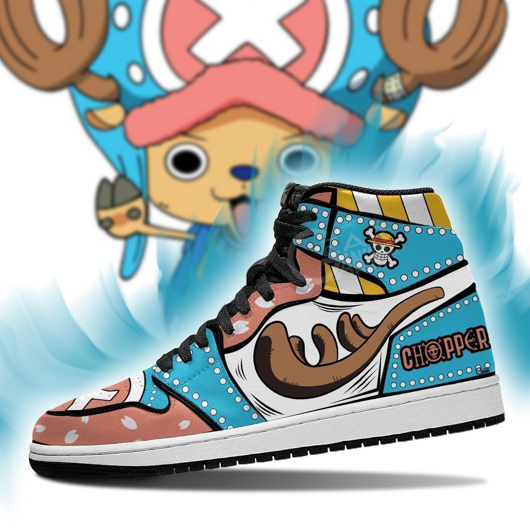 Chopper Horn Sneakers Custom Anime One Piece Shoes - 3 - MyAnimeShoes