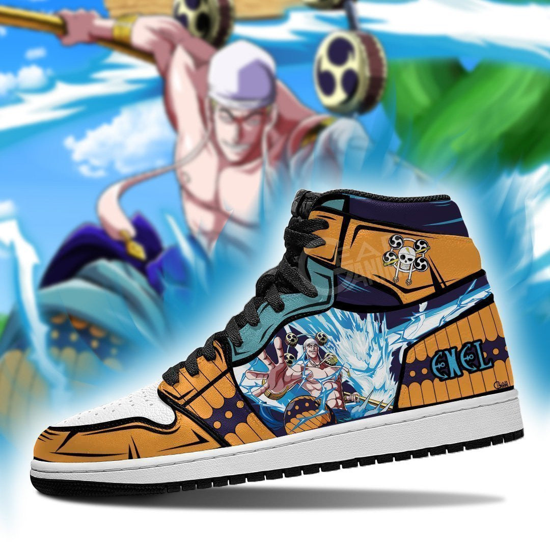 One Piece Enel Sneakers Goro Goro no Mi Custom Anime Shoes - 3 - MyAnimeShoes