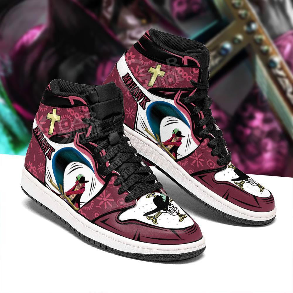 Dracule Mihawk Sneakers Custom Anime One Piece Shoes Gift Idea - 2 - MyAnimeShoes