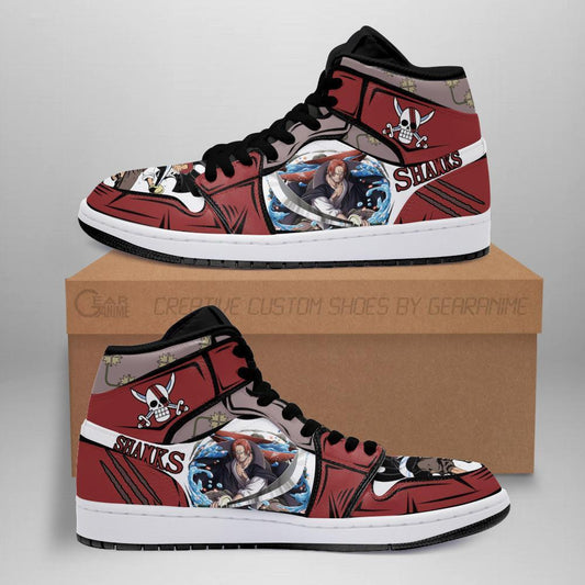 Yonko Red Hair Shank Sneakers Custom Anime One Piece Shoes - 1 - MyAnimeShoes
