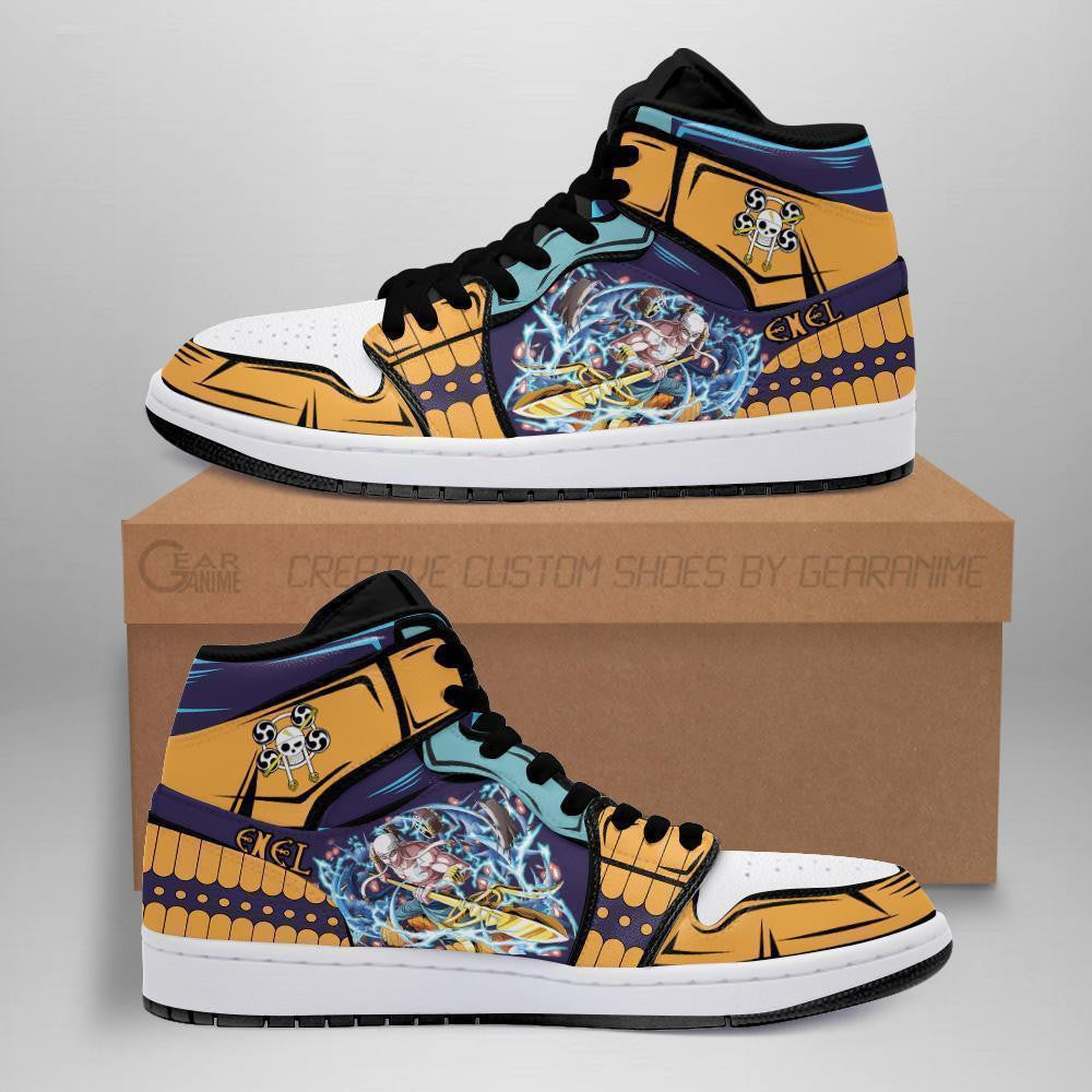 God Skypiea Enel Sneakers Custom Anime One Piece Shoes - 1 - MyAnimeShoes