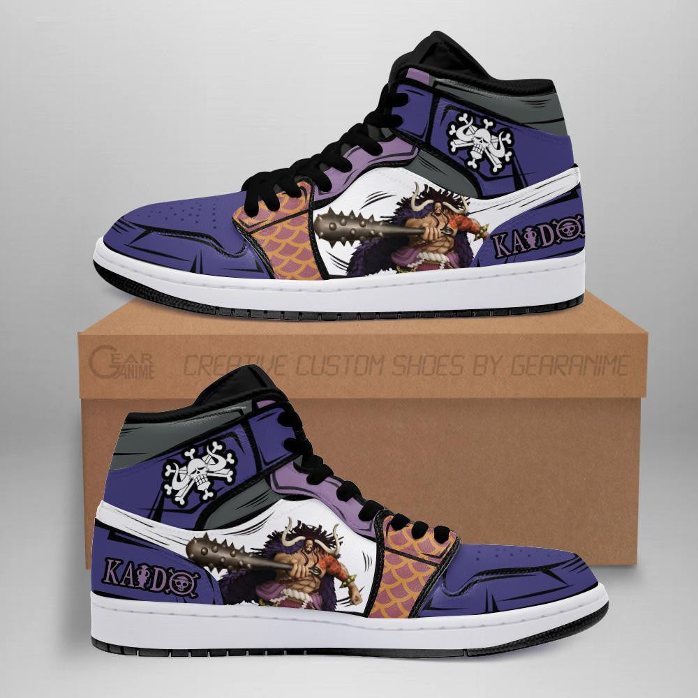 Yonko Kaido Sneakers Custom Anime One Piece Shoes - 1 - MyAnimeShoes