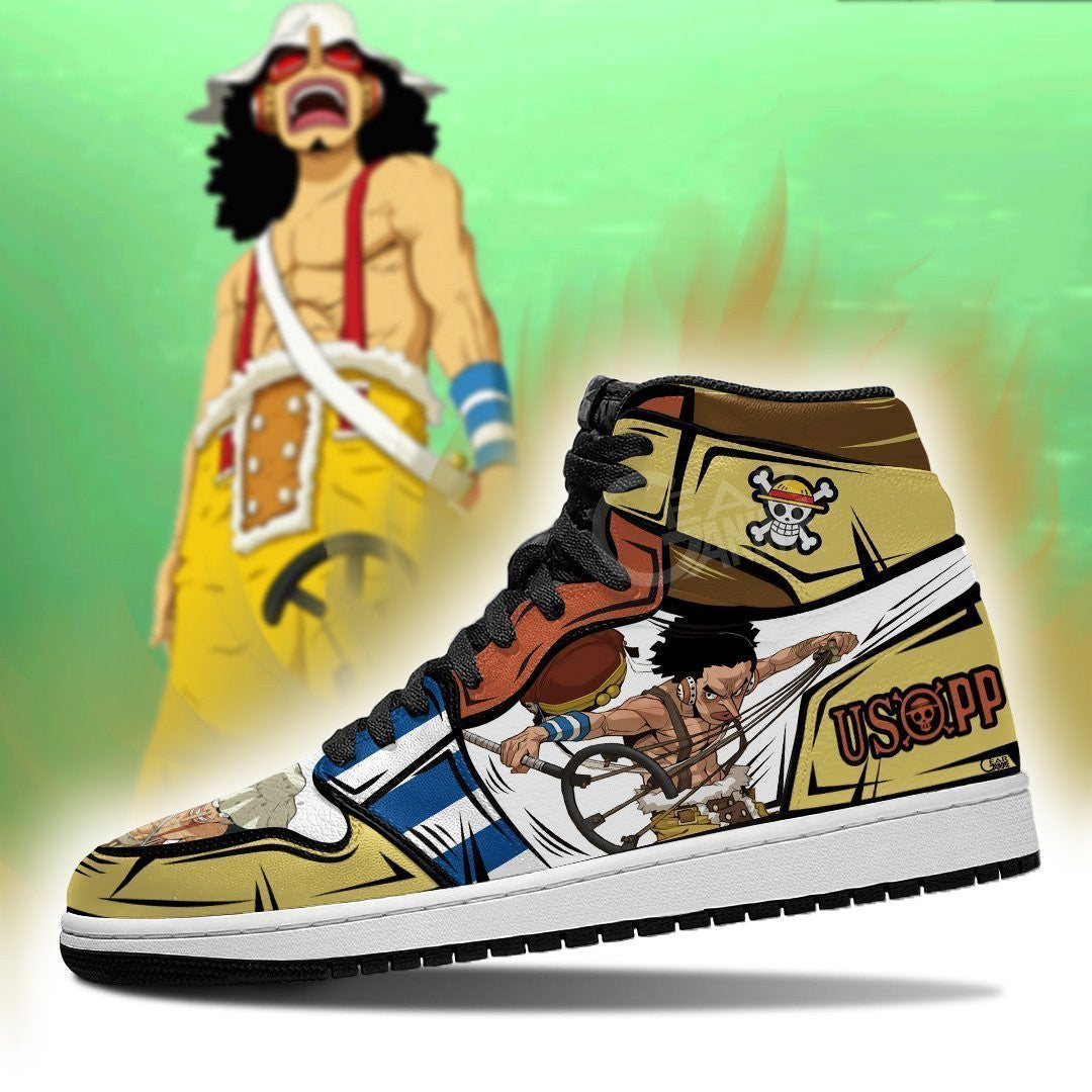 The Sniper Usopp Sneakers Custom Anime One Piece Shoes - 3 - MyAnimeShoes