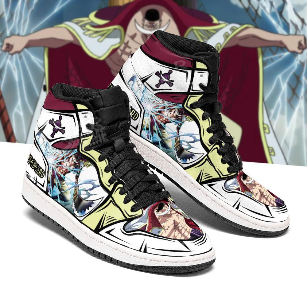 Whitebeard Sneakers Gura Gura No Mi Custom Anime One Piece Shoes - 2 - MyAnimeShoes