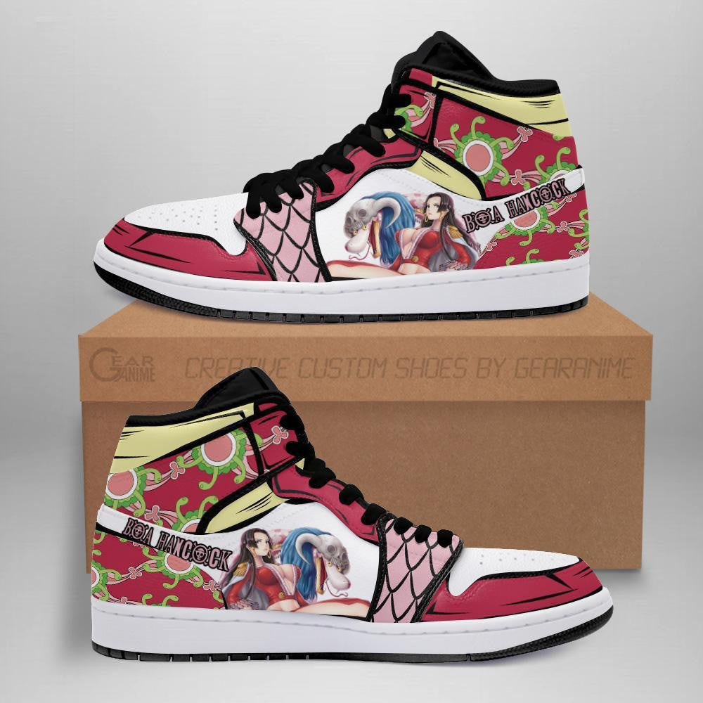 Boa Hancock Sneakers Custom Anime One Piece Shoes - 1 - MyAnimeShoes