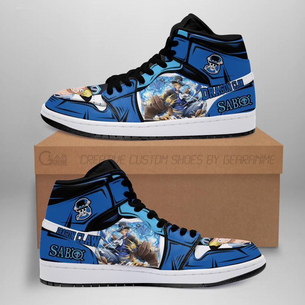 Dragon Claw Sabo Sneakers Custom Anime One Piece Shoes - 1 - MyAnimeShoes