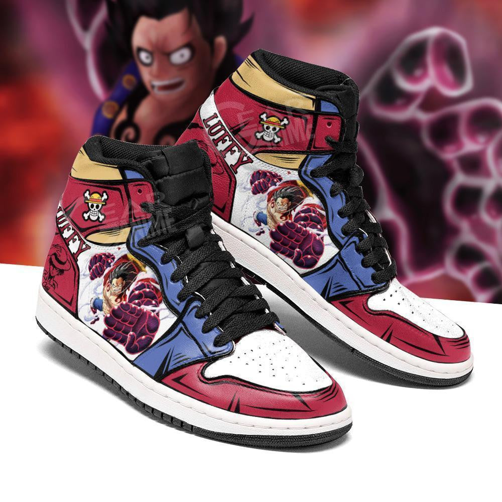 Monkey D Luffy Sneakers Gear 4 One Piece Anime Shoes - 1 - MyAnimeShoes