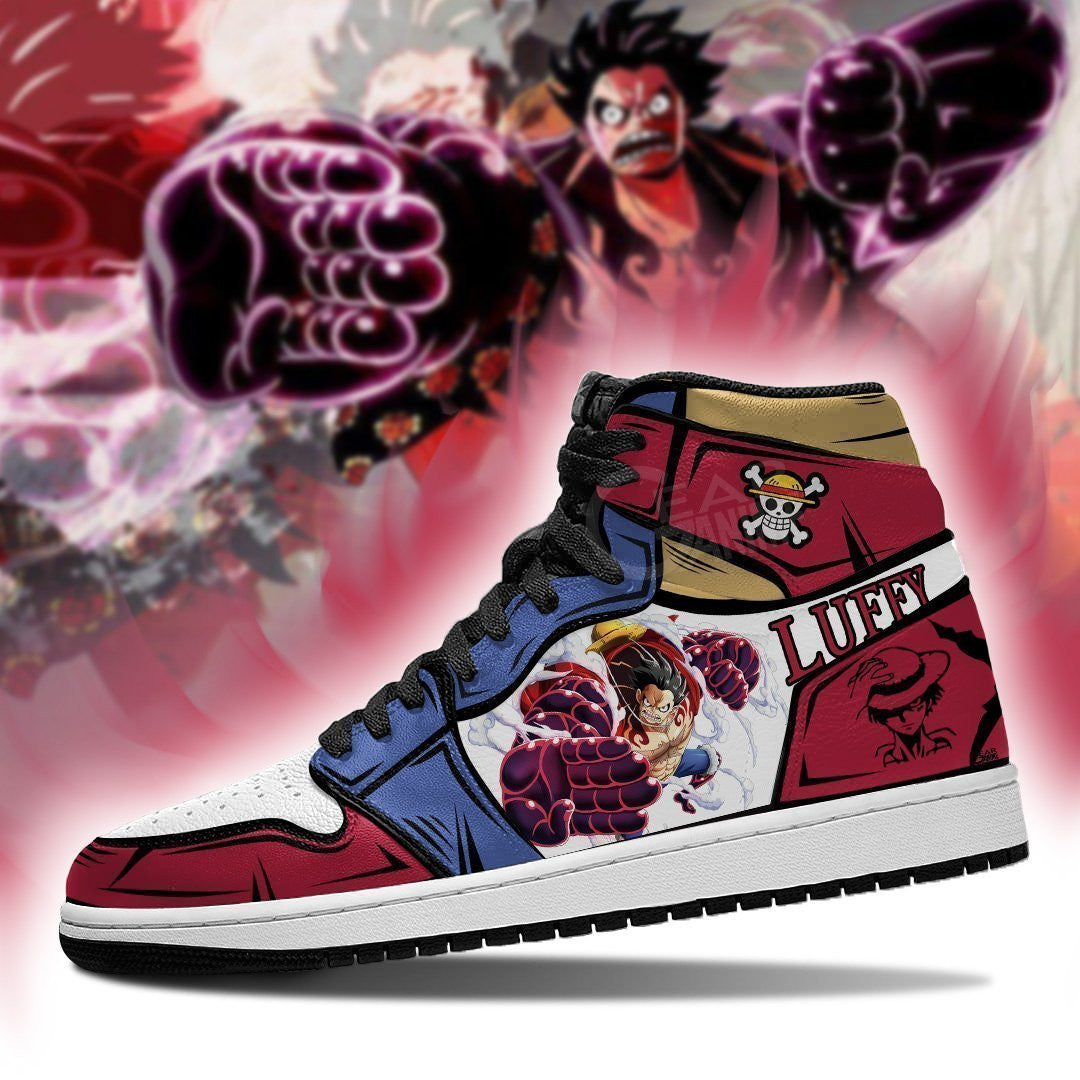 Monkey D Luffy Sneakers Gear 4 One Piece Anime Shoes - 3 - MyAnimeShoes