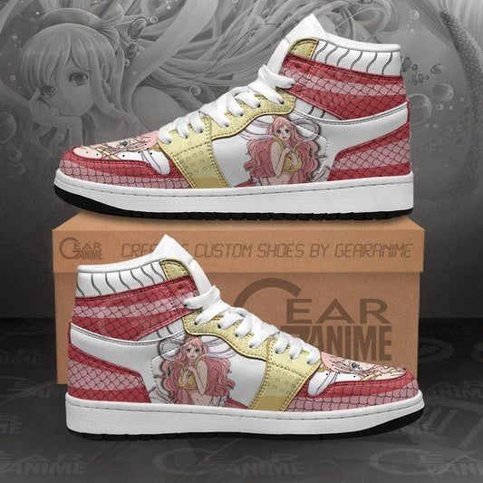 Princess Shirahoshi Sneakers Custom One Piece Anime Shoes - 1 - MyAnimeShoes