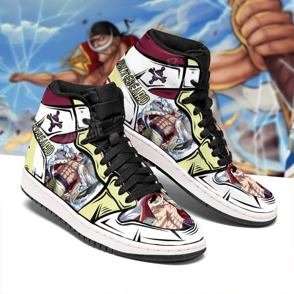 Yonko Whitebeard Sneakers Custom Anime One Piece Shoes - 2 - MyAnimeShoes