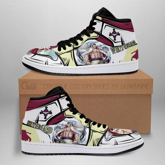 Yonko Whitebeard Sneakers Custom Anime One Piece Shoes - 1 - MyAnimeShoes