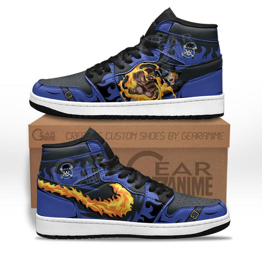 Sabo Mera Mera Sneakers Custom Anime One Piece Shoes - 1 - MyAnimeShoes