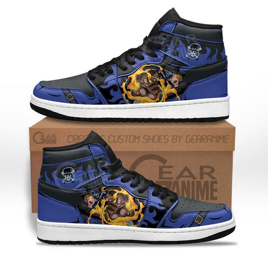 Sabo Dragon Claw Sneakers Custom Anime One Piece Shoes - 1 - MyAnimeShoes