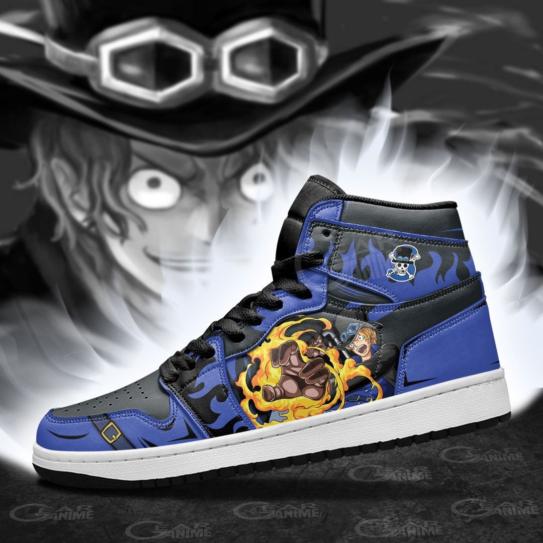 Sabo Mera Mera Sneakers Custom Anime One Piece Shoes - 4 - MyAnimeShoes