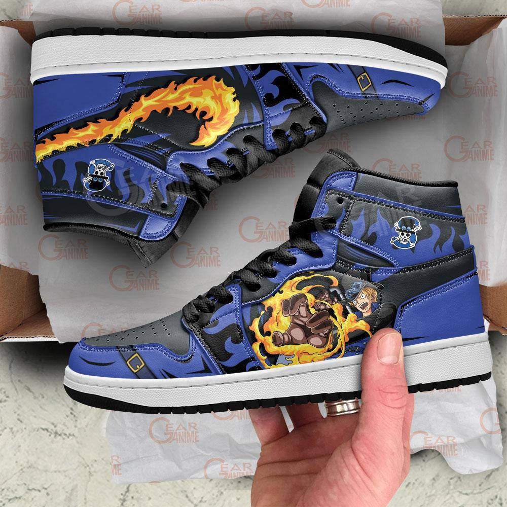 Sabo Mera Mera Sneakers Custom Anime One Piece Shoes - 3 - MyAnimeShoes