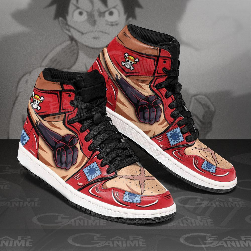 Luffy Haki Sneakers Custom Wano Arc One Piece Shoes - 1 - MyAnimeShoes