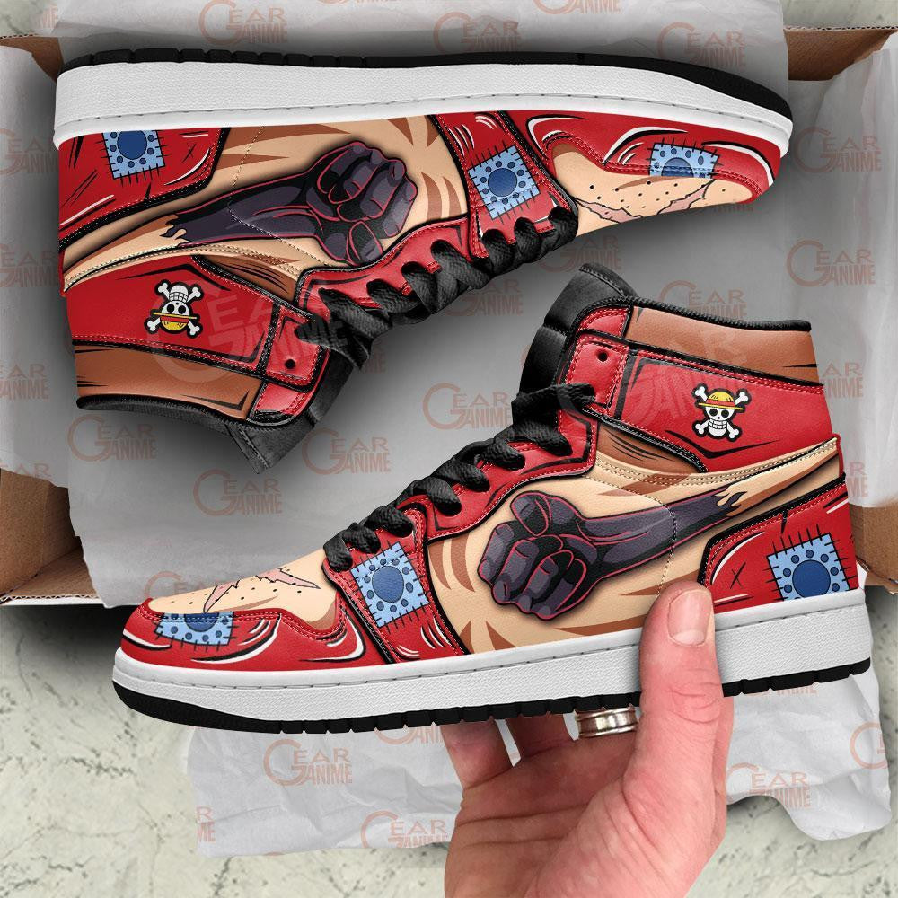 Luffy Haki Sneakers Custom Wano Arc One Piece Shoes - 4 - MyAnimeShoes