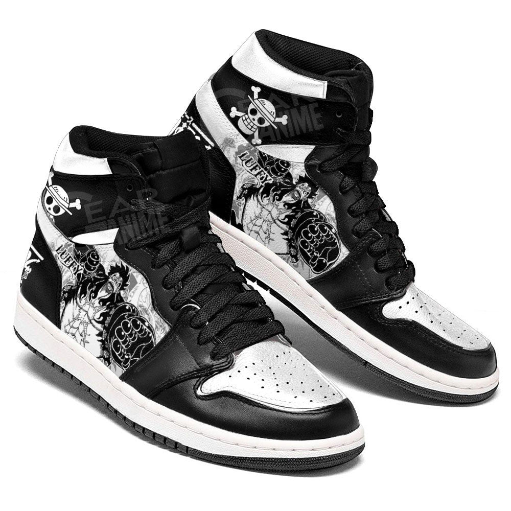 Luffy Gear 4 Sneakers Custom One Piece Shoes Manga Style for OtakuGear Anime