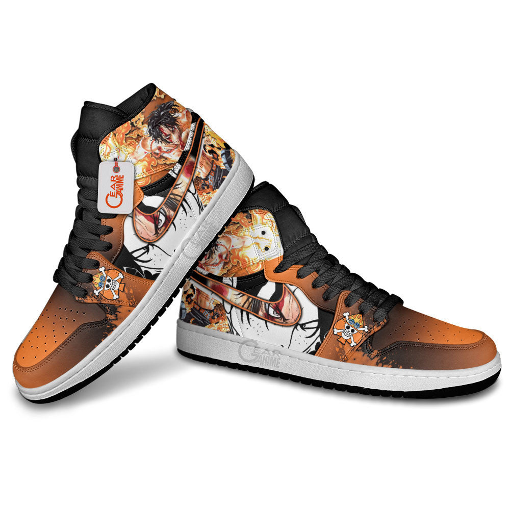 Portgas D. Ace J1s Sneakers Custom