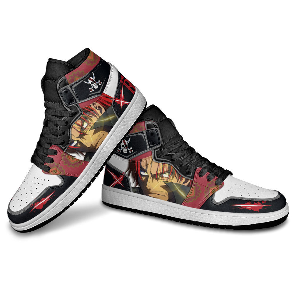 Shanks Sneakers One Piece Red Custom Anime Shoes Gear Anime