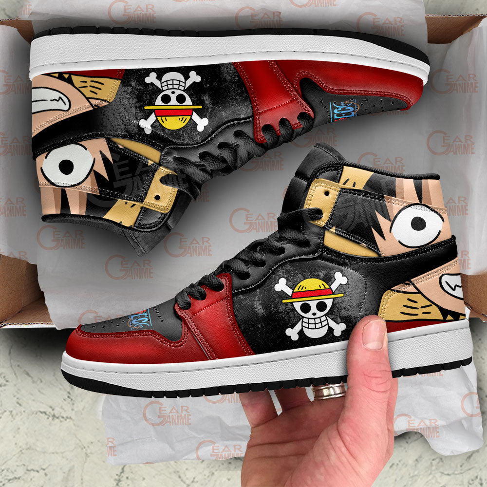 Luffy Sneakers One Piece Custom Anime Shoes For OtakuGear Anime