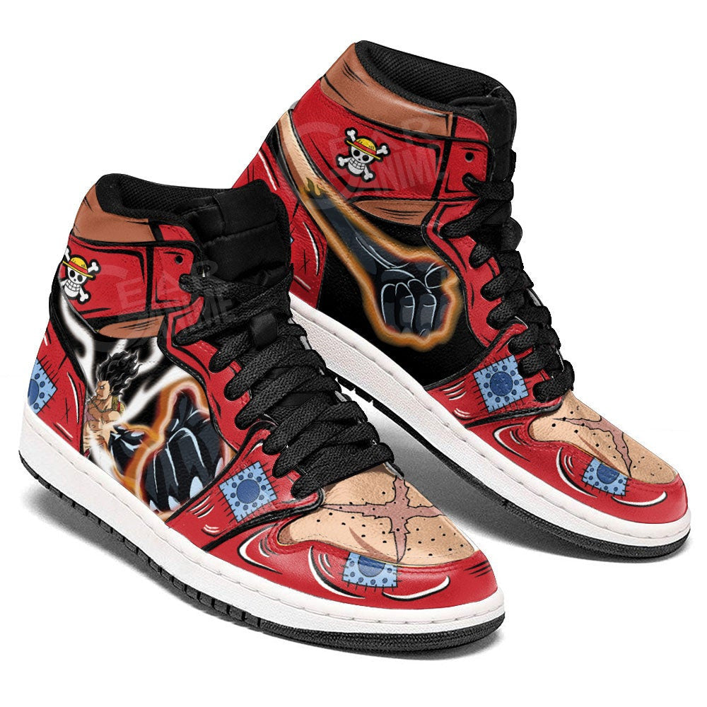 Luffy Armament Haki Sneakers Custom One Piece Anime Shoes - 3 - MyAnimeShoes